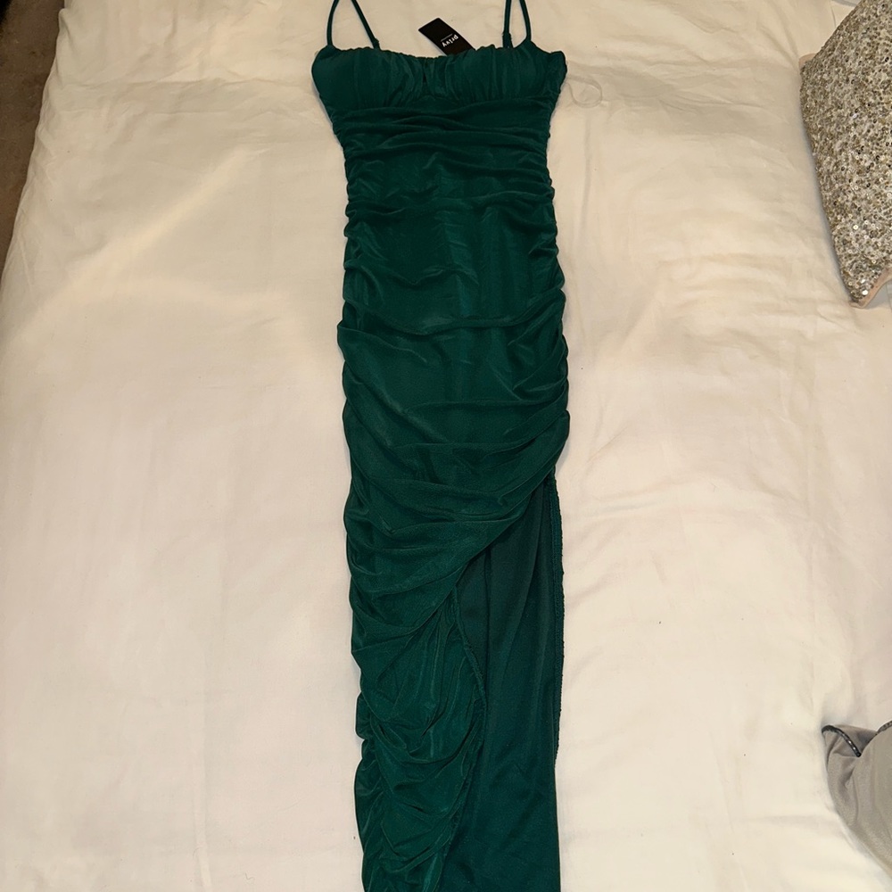 Emerald Green long dress